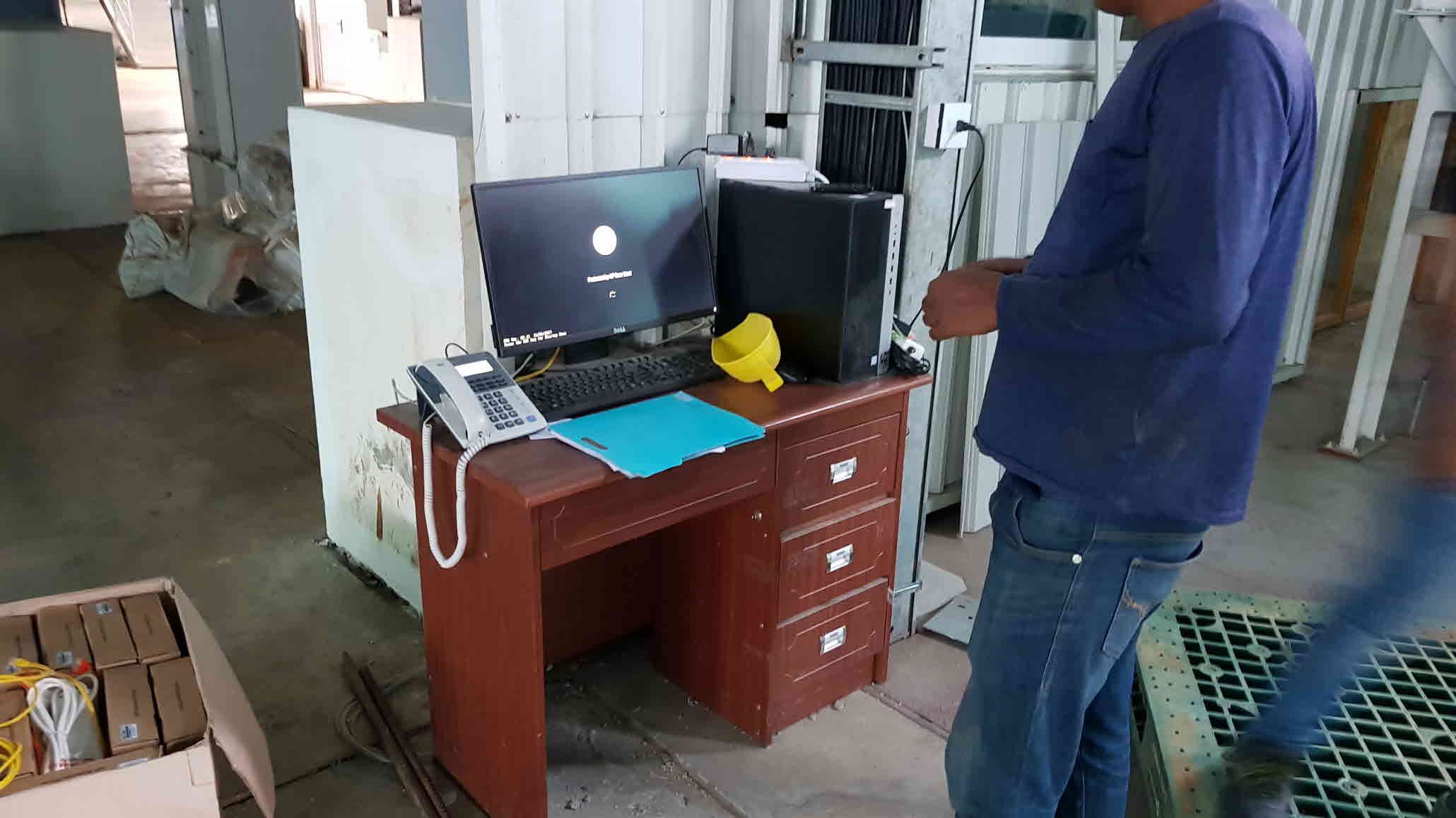 IP telephone system installed at the CJ Feed factory