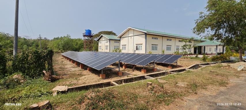 Solar installation at Thanlyin
